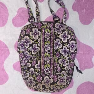 Vera Bradley purple and green backpack